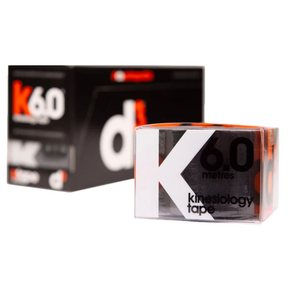 d3 Kinesiology Tape 6 Metre Black