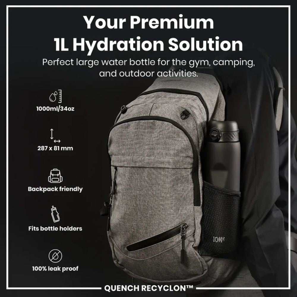 Ion8 Quench Water Bottle Black