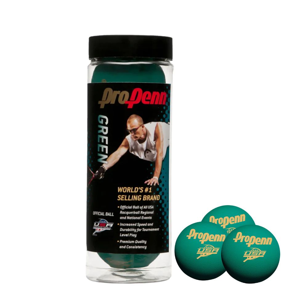 Pro Penn Green Racquetball Balls